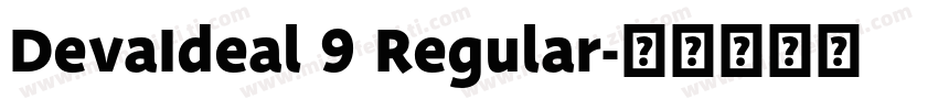 DevaIdeal 9 Regular字体转换